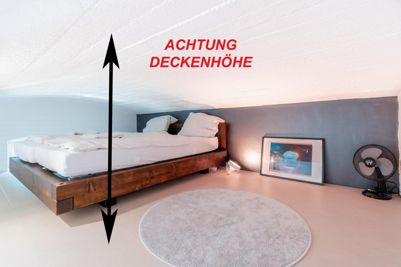 Homebydoni - Kueche I Terrasse I 500 Mbits Wifi I Design Loft Nahe Rmcc & Staatstheater Wiesbaden Eksteriør billede